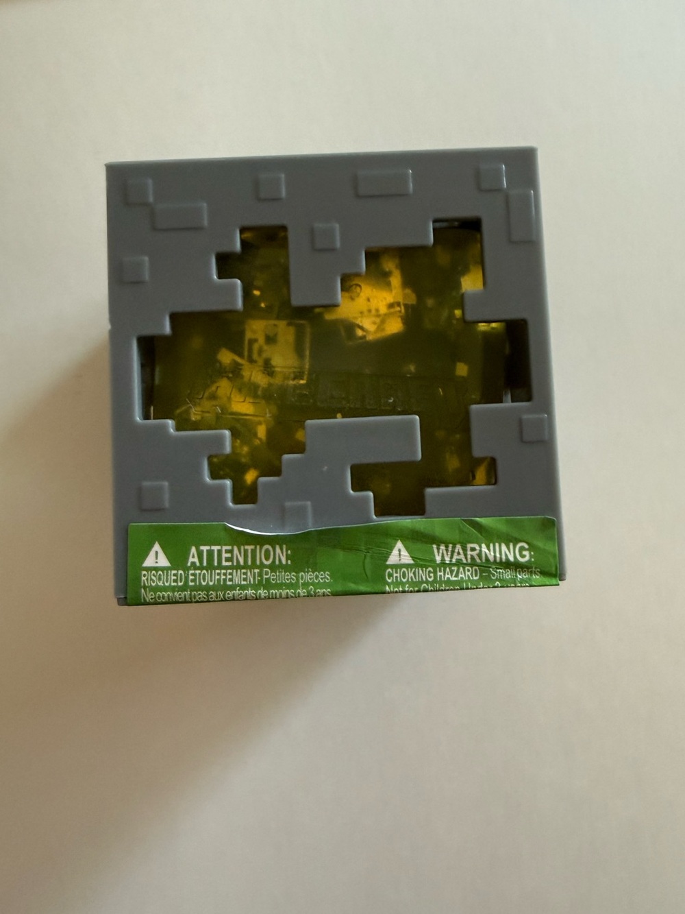 Minecraft Jelly Cube Squishy Toy Yellow